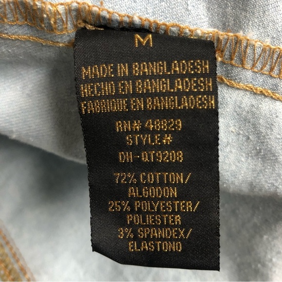 Dollhouse Light Wash Denim Jean Jacket Size Med - Picture 6 of 11